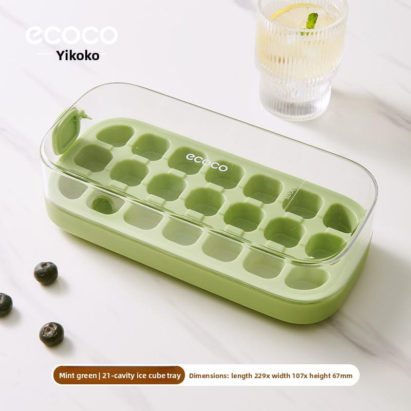 Press-type Silicone Ice Tray Mold Household Small Freezing Ice Cube Mold Easy Release Ice Cube Tray