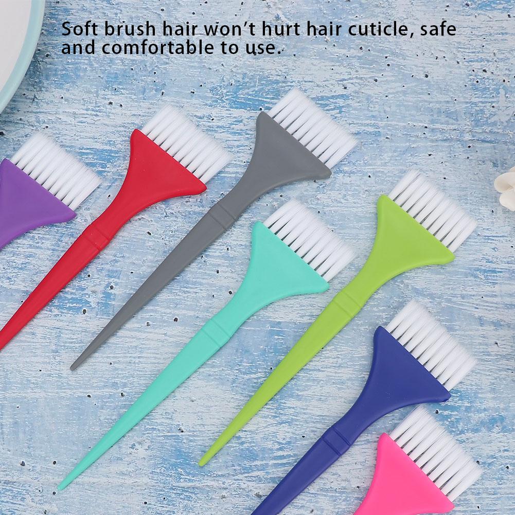7ks Sada Štětců na Barvení Vlasů Kadeřnický Salon Holič Nástroje pro Barvení Vlasů Sada Štětec na Barvení Vlasů