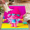 Trolls World Tour Celebration Customize Your Name Carpet Perfect for Study Room Outdoor Dining Room Playrooms Anti-slip Rug Office Home Decor