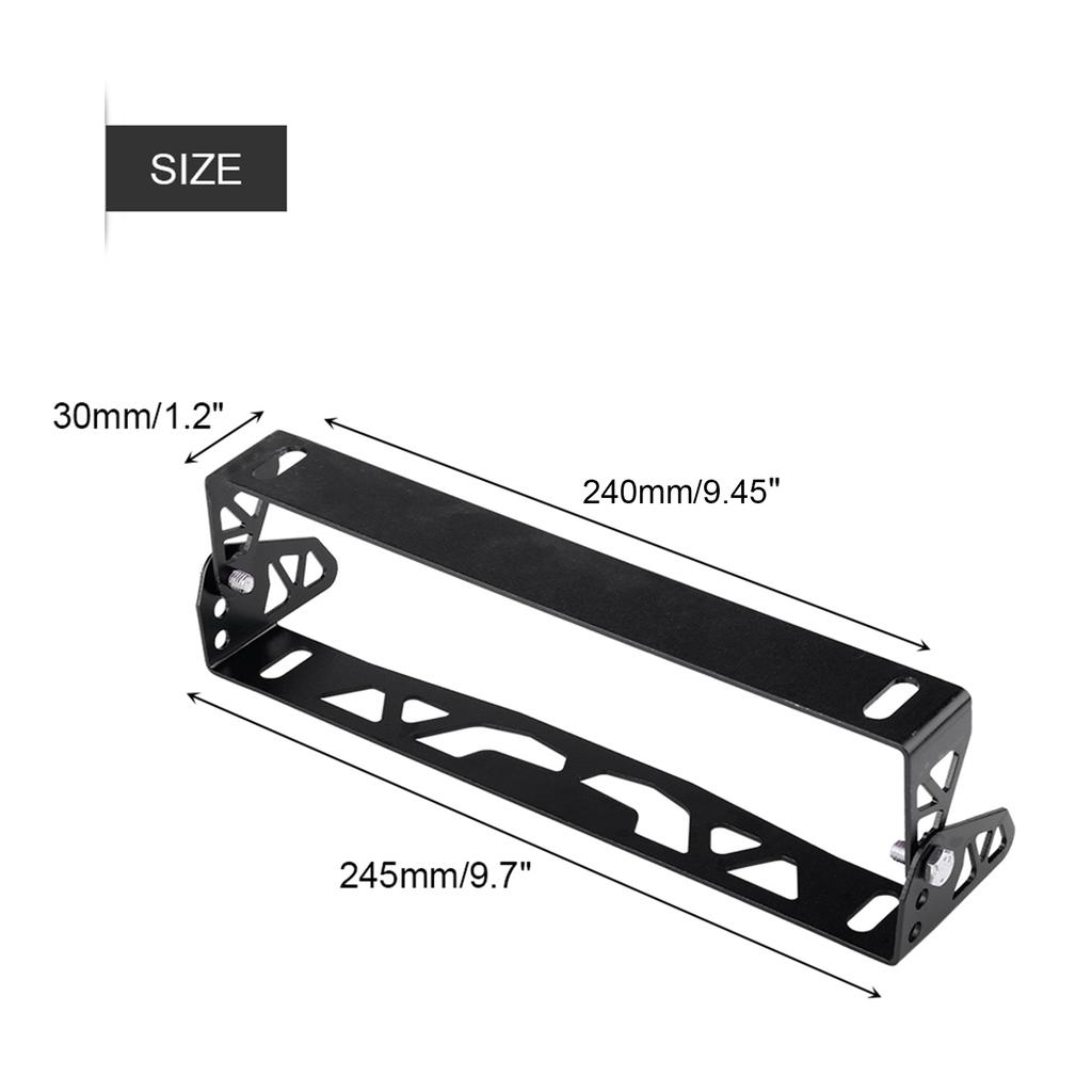 Universal Car Styling Aluminum License Plate Frame Adjustable Racing Number Holder 5 Colors