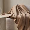 Cozy Knit Velvet Blanket & Shawl - Thick, Warm Cover for Sofa or Office