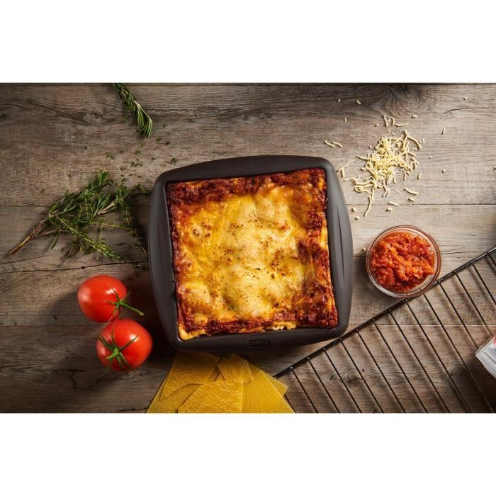 Lurch Flexible Silikon-Auflaufform für Ofen und Kuchen 18 x 18 cm - 85037