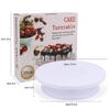 Rotating Cake Decorating Stand - Lightweight & Stable Plastic Turntable