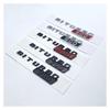 yzw6688 Car ABS BITURBO 700 800 900 Logo Side Fender Trunk Body Badge Emblem