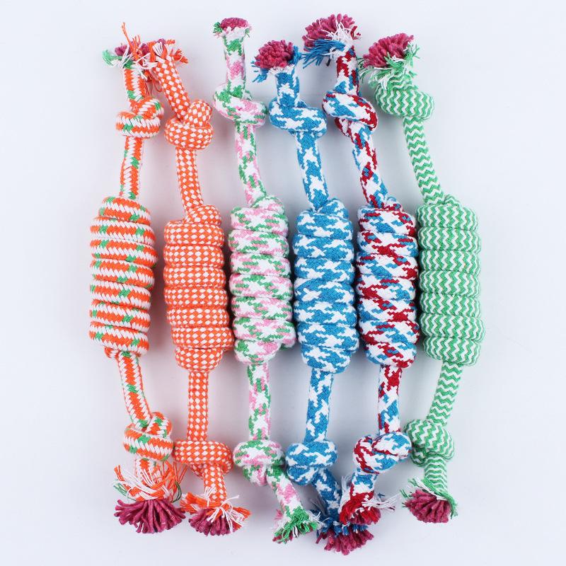 Cotton Mouse Supplies Puppy Dog Pet Toys Handmade Tools Durable Braided Candy Rope