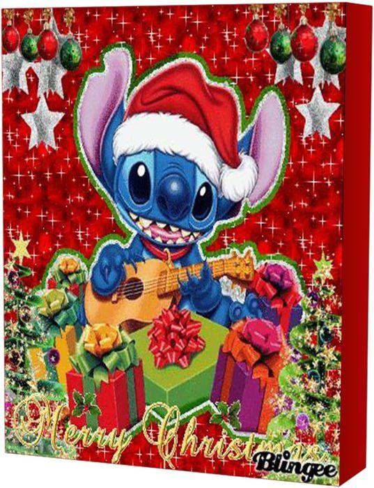 Stitch Advent Calendar 2024 Christmas Cute Cartoon Fashion Christmas with Bracelet DIY Bracelet Kit Countdown Calendar D