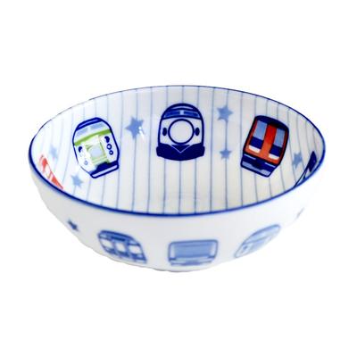 Zastawa stołowa East Mała miska 12cm Dla chłopców, którzy kochają pociągi