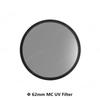 37-86mm UV Filter Lens MC Ultra Slim Optics with Multi Coated Protection 37mm 40mm 43mm 46mm 49mm 52mm 58mm 62mm 67mm 77mm 82mm 6