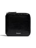 Fennec Crinkle Zipper Wallet - Black