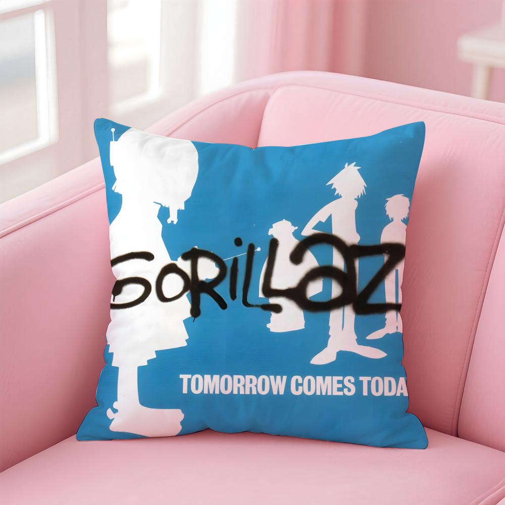 g-Gorillazs группа горячая Наволочка Удобная двусторонняя наволочка Идеально для автомобиля дивана спальни и не только 30cmx30cm