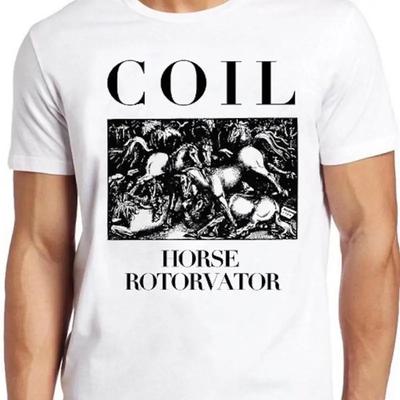 Coil Horse Rotorvator Electronic Music Retro Cool Gift Tee T Shirt 3027