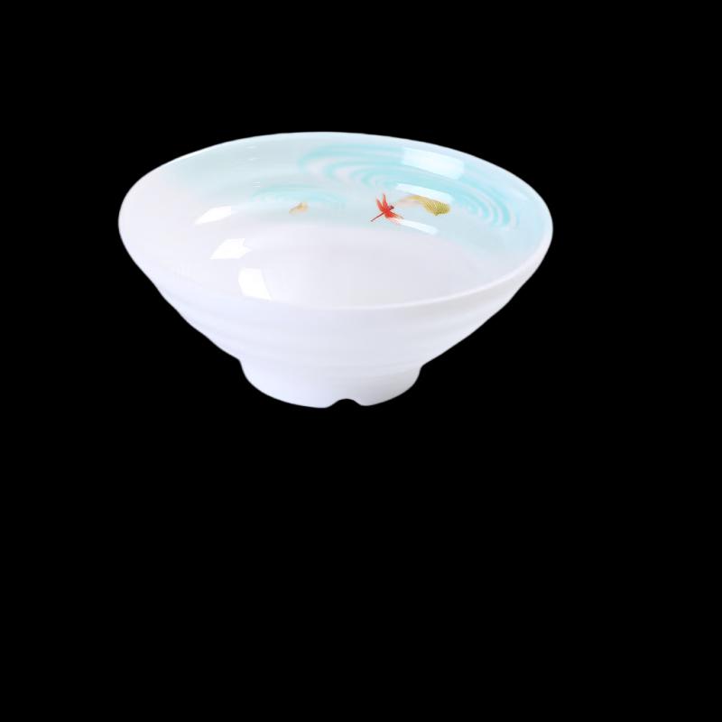 Huihuang 7.5-inch Chinese Style Melamine Soup Bowl