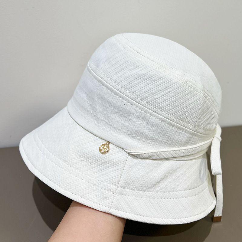 Eleganter Fischerhut mit Schleife für Damen Sommer Sonnenschutz und Sonnenhut Outdoor Atmungsaktiv