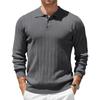 Mens   Shirts Classic Long Sleeve Buttons Fitness Workout T-Shirts Casual Fall Gym Muscle Fit Sports Tops