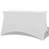 Vidaxl Elastic Table Covers 183X76X74 Cm, 2 Pcs, White
