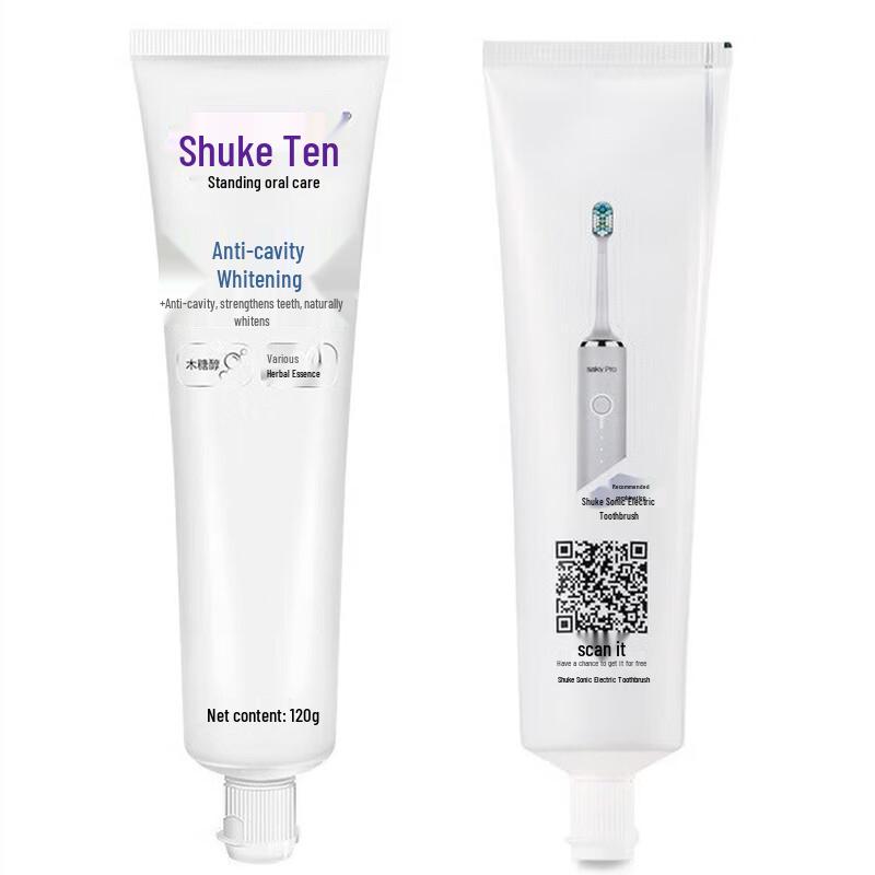 Shuke Anti-Cavity Whitening Toothpaste (4-Pack)
