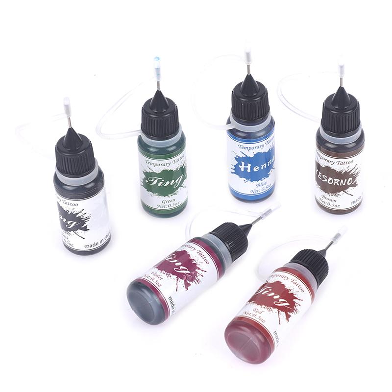 10Ml Temporary Tattoo Ink Fruit Gel Body Art Painting Pigment Tattoo Juice Ink