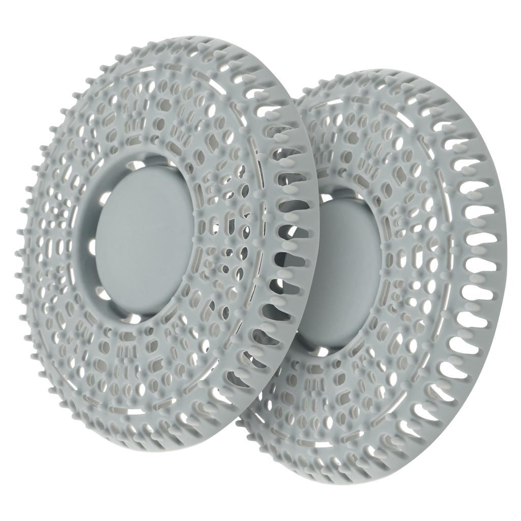 2Pcs Floor Drain Plug Stopper Silicone Shower Sewer Hair Drain Catcher Kitchen Sink Filter Bathtub Drain Strainer Cover