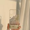 Original Diy Painting Cute Phone Case For Iphone X Xr Xs Max 11 12 13 14 Pro Max Mini 7 8 Plus Silicone Clear Conque Capa Funda