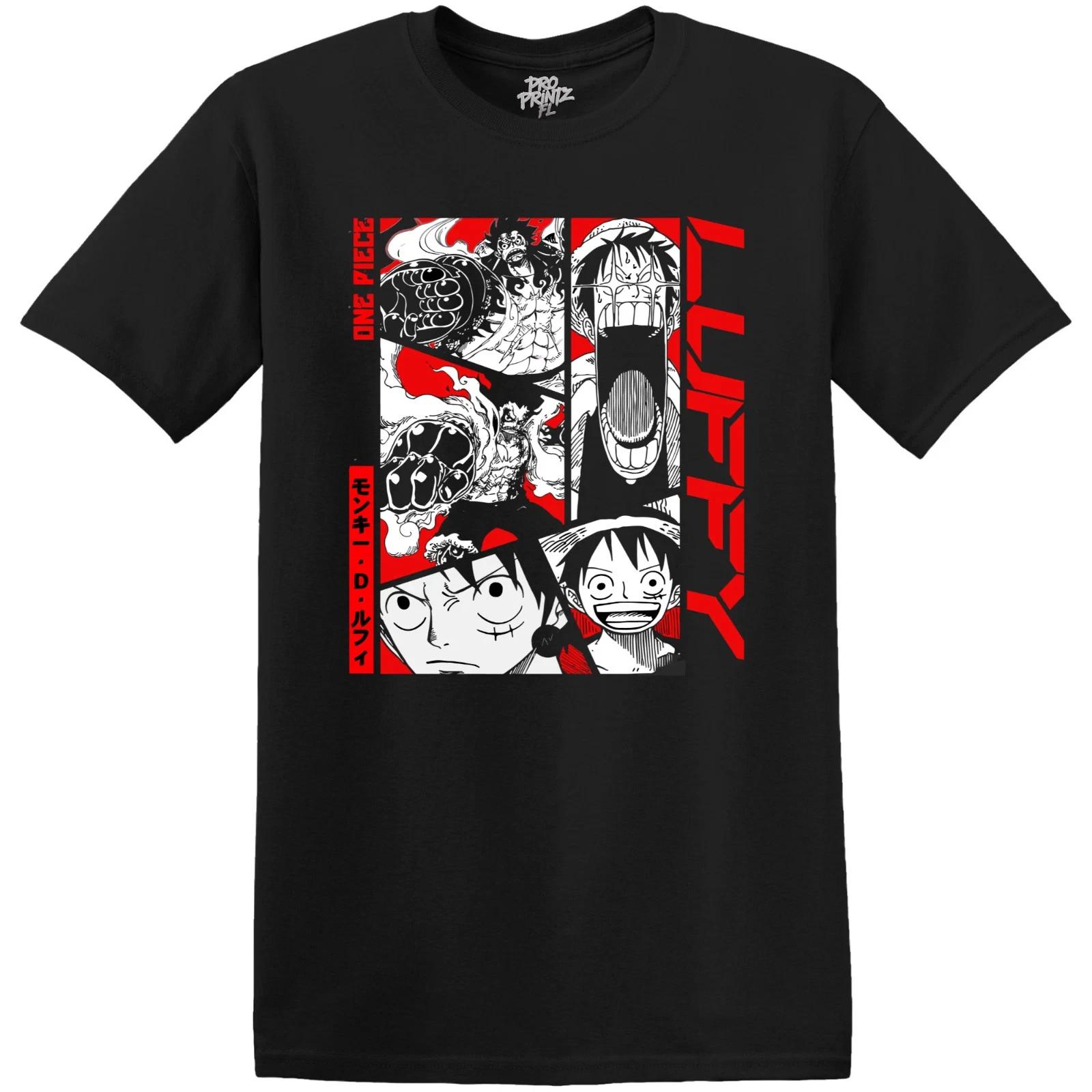 One Piece anime t shirt, Luffy 5 gears, onepiece fan gift graphic lot 3XL
