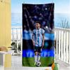 Messi Beach Towel Super Soft & Absorbent Comfortable Lightweight Perfect for Traveling Yoga Camping and Swimming
