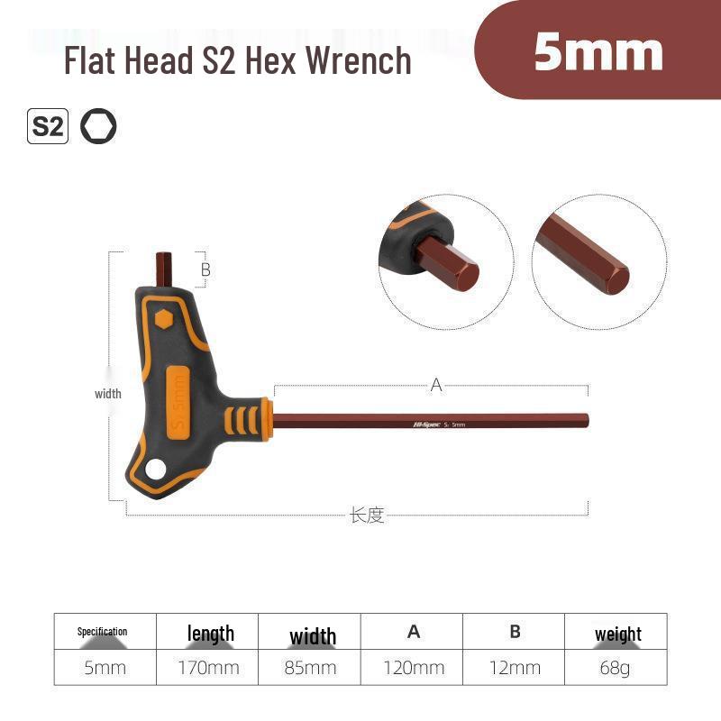 Torx Hex Key Set: L-Shaped Six-Point Wrenches
