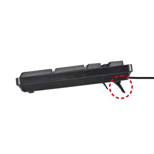 SANWA SUPPLY Teclado PS/2 (Negro) SKB-L1BKN Longitud del cable: Aprox.. 1.4m