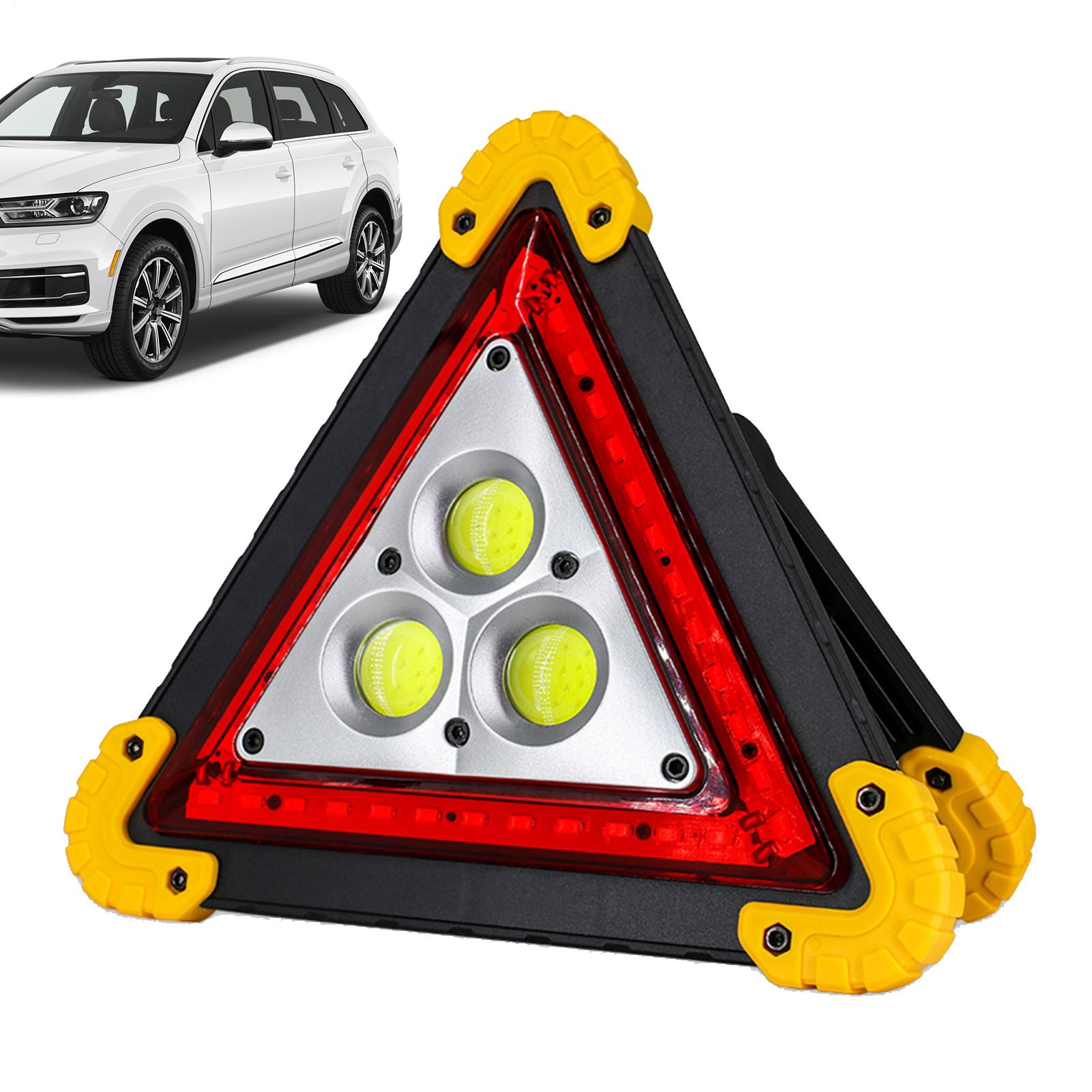 

COB Work Light Cars Led Triangle Lights Foldable Waterproof Triangles Lights Bright & Eye-Catching Lightweight Safety Sign China Mainland