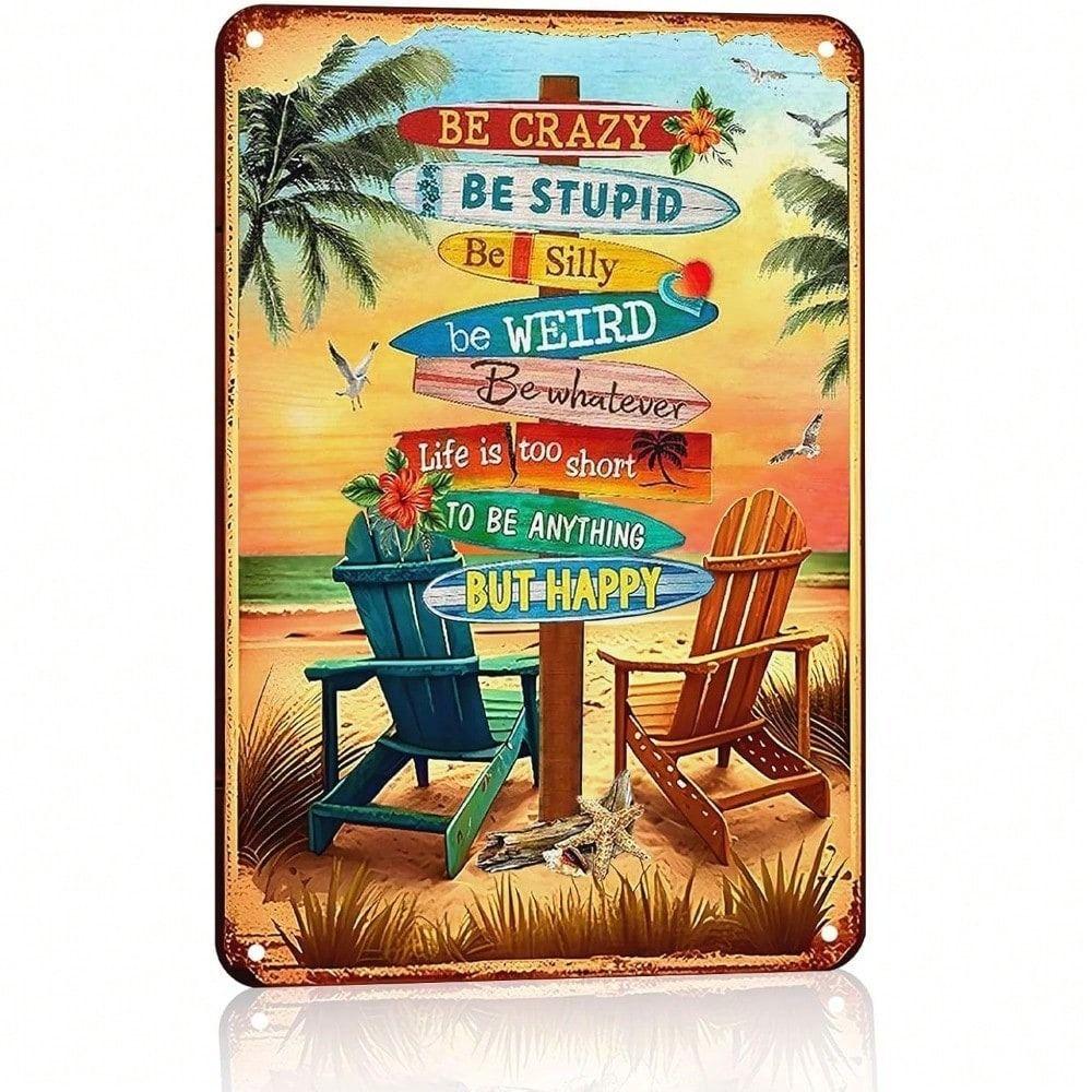 Tin Sign Art Metal Wall Decor 20x30cm Retro Vintage Painting