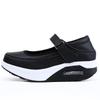 Zapatos con Amortiguación de Aire para Mujer, Suaves, Transpirables, Antideslizantes, Blancos para Trabajar, Planos