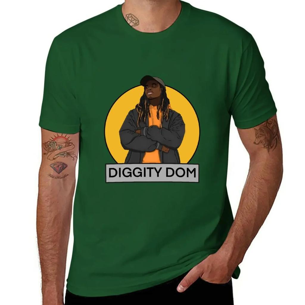 Diggity Dom Logo T-Shirt cute clothes heavyweights plus sizes men graphic t shirts