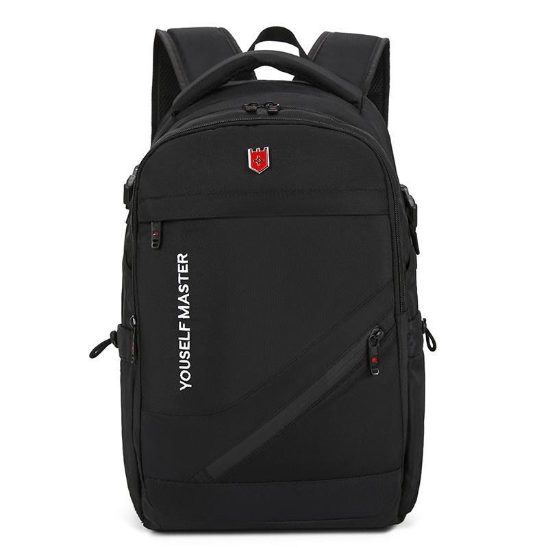 Schoolbag New Men's Large Capacity Backpack Casual Travel Bag Computer Backpack Junior High School Student Lightweight School Bag