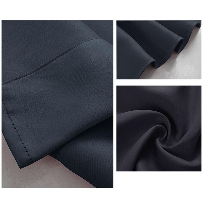 Blackout Valance Curtain High Density Polyester Solid Color Window Treatment Room Darkening Pelmet Modern Header for Windows and Doors