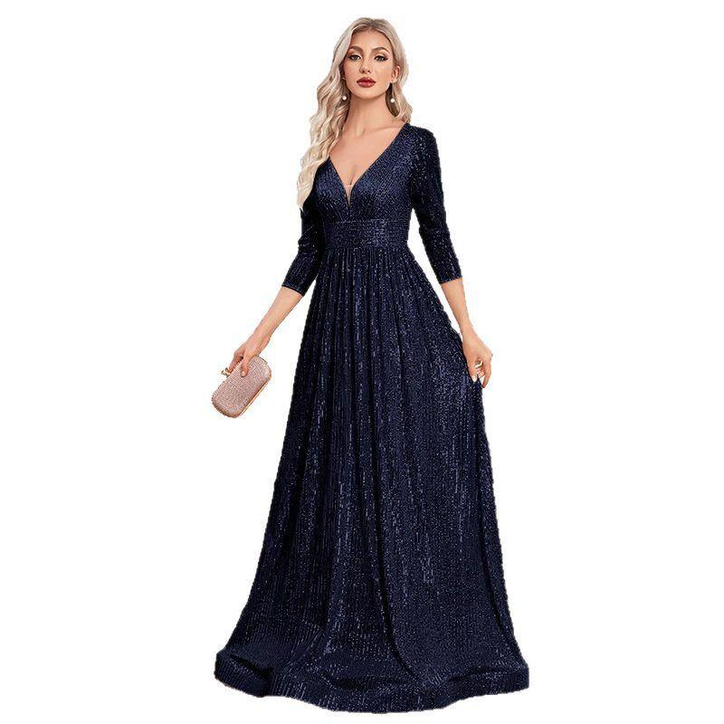 Evening Dresses Elegant Banquet European and American Cocktail Party Long Dresses Evening Party Dresses Gown
