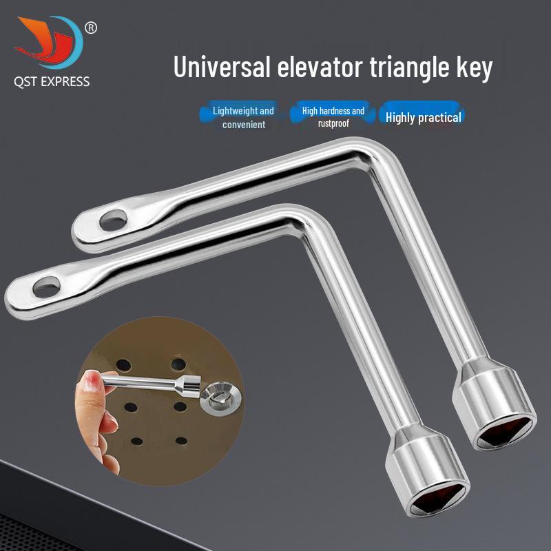 Universal Inner Triangle Wrench for Elevator, Electric Control Cabinet, and Water Meter Valve