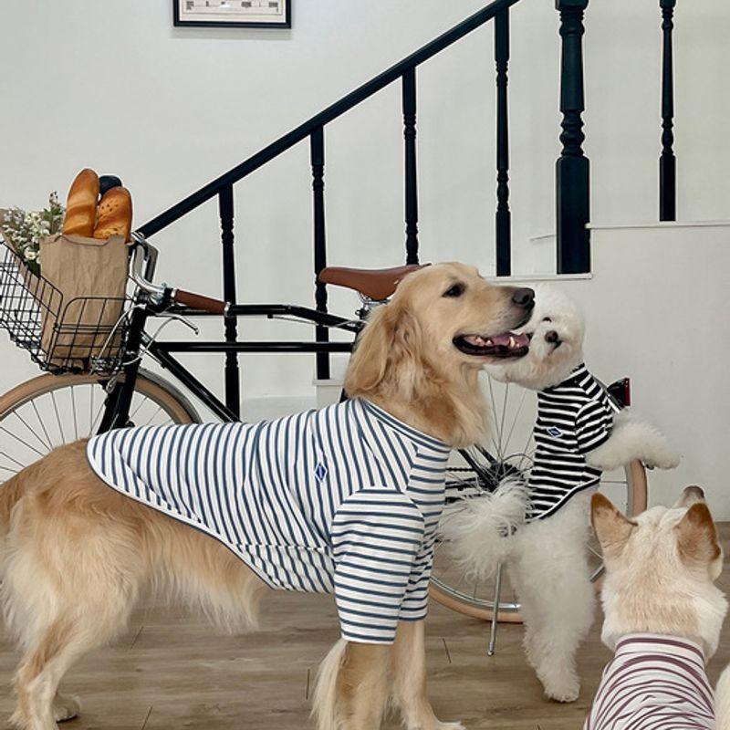 BARKDOG Basic Striped T-Shirt M-6XL 3colors