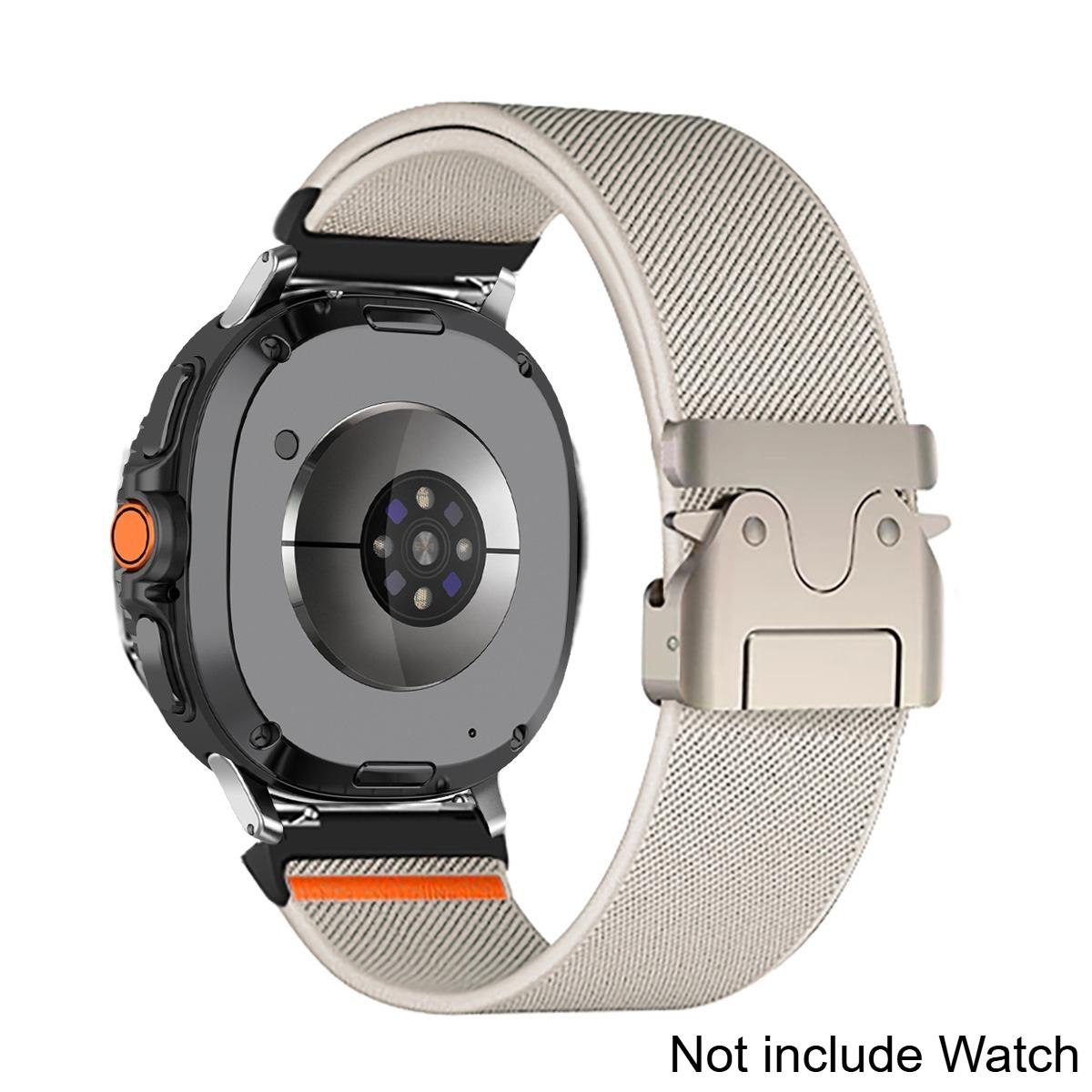 

Nylon strap for samsung galaxy watch ultra 2025 breathable bracelet for galaxy watch 8 40mm/44mm/8 classic Parachute buckle band Galaxy8 Classic 46mm