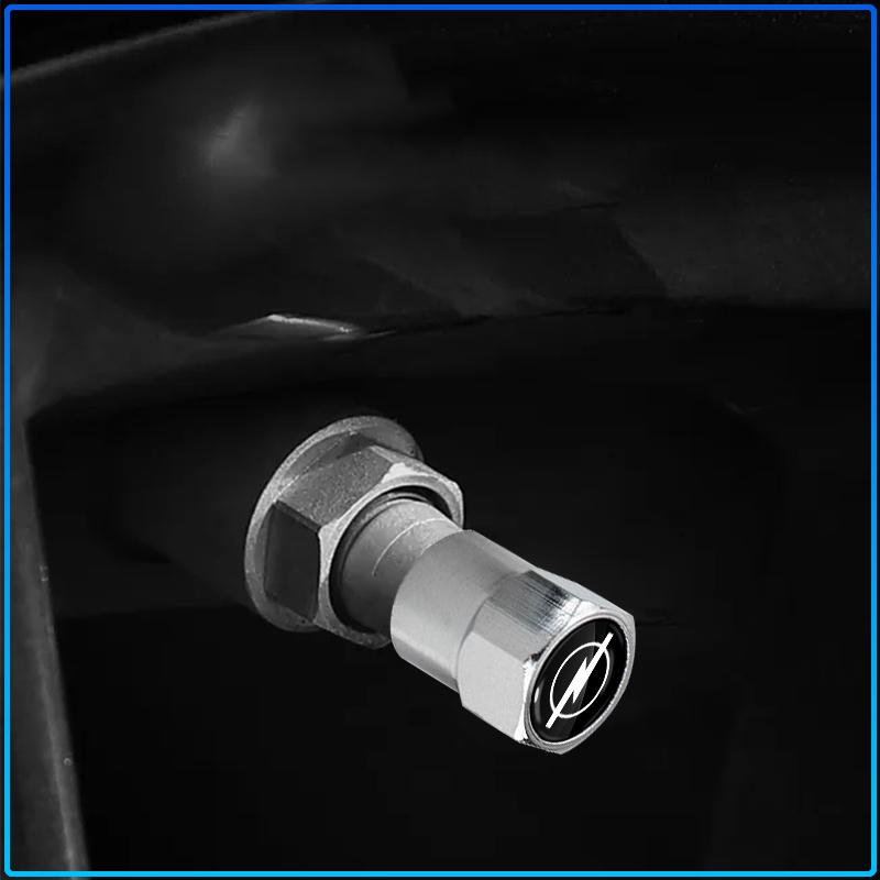 4Pcs Car Wheel Tires Bolt-in Valve Caps Badge Car Accessories For Opel Astra H G Corsa Insignia Astra Antara Meriva Zafira Interior