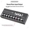 Professional 8-Channel Audio Mixer: Compact Six-Channel Instrument Hub