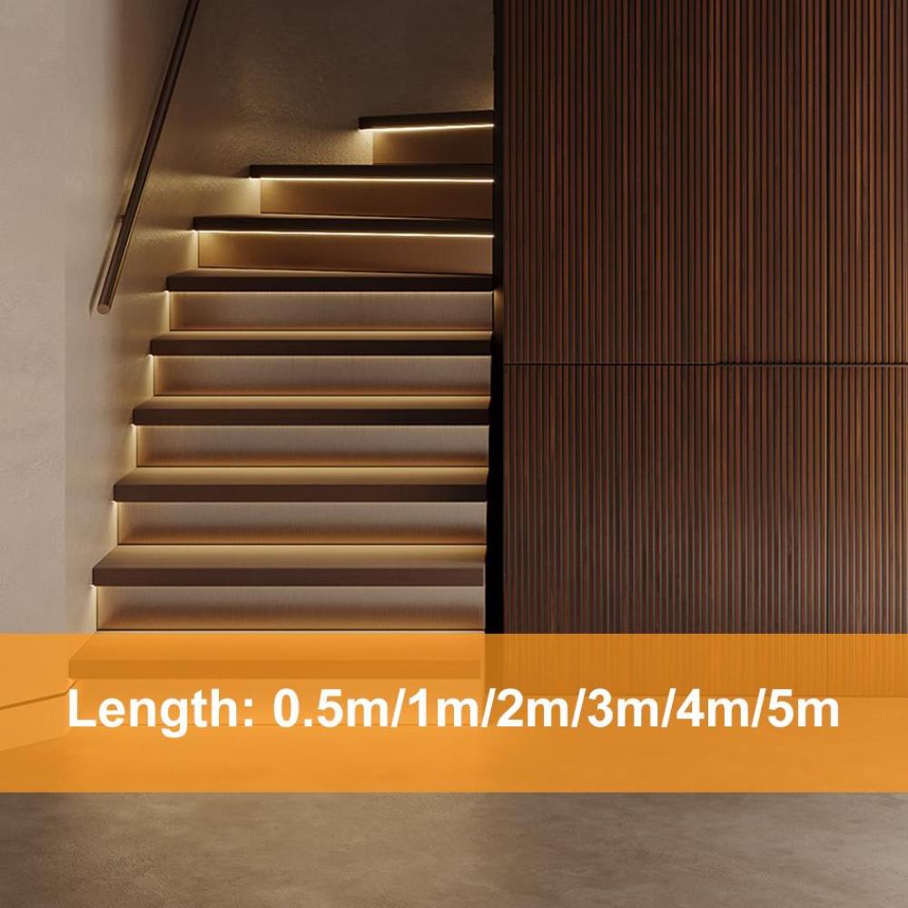 5V USB PIR Strip LED Motion Sensor Light Tape LED Kitchen Cabinet 0.5M 1M 2M 3M 4M 5M Waterproof Tira 2835 Stairs Wardrobe Lamp