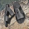 Fashion Vintage Style Summer Half Shoes New Arrival Fashion Slippers Mens Sport Outdoor Sandals Wear-resistant Open-toe Beach Half Drag