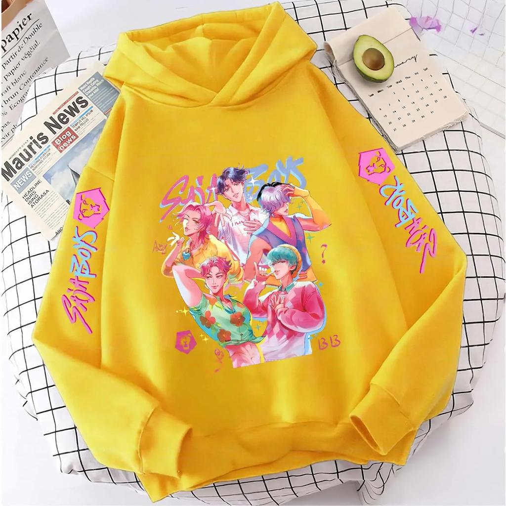 Autumn Winter KPop Demon Hunters Print Children's Hoodie Fashion Casual Sweatshirt Kids Sportswear Girls Clothes Hooded Pullover