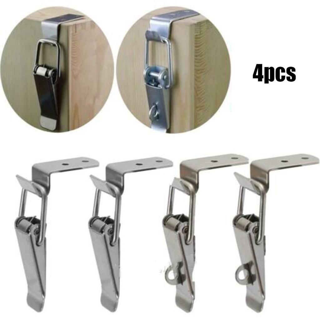 4pcs Latch 90° Business Clip Draw Latch Clamp Office