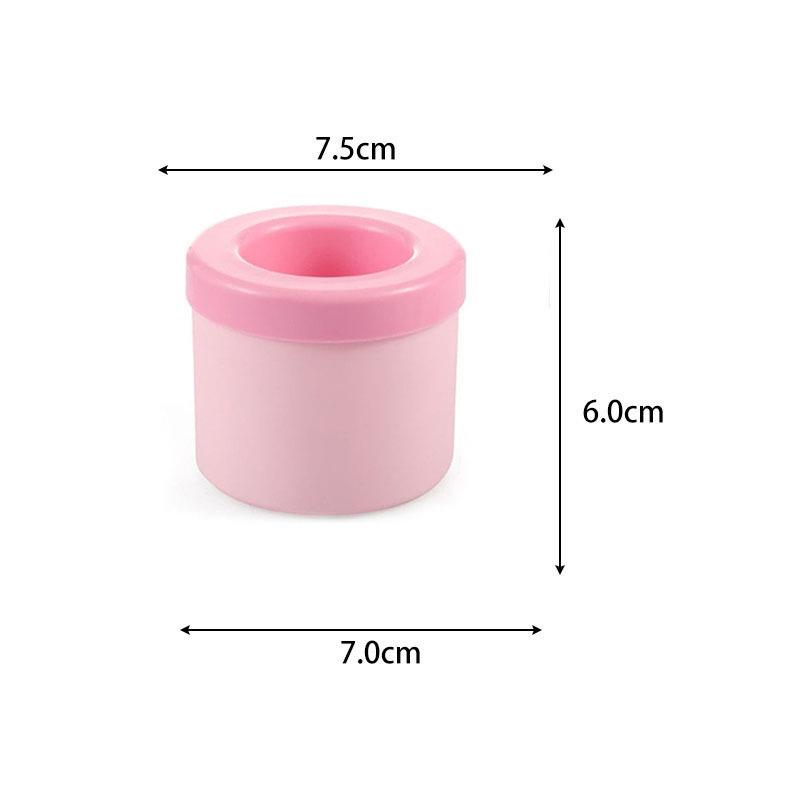Easy-Release Silicone Ice Cube Tray and Round Ice Bucket Mold