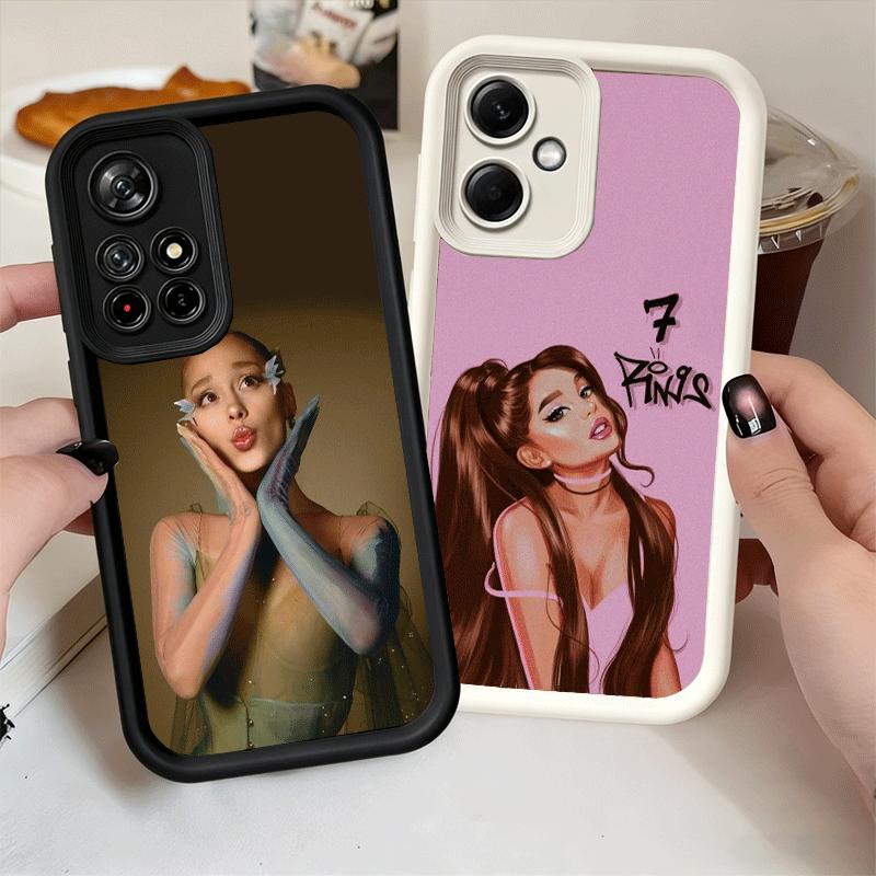 Phone Case for Xiaomi Redmi Note 15 14 13 Pro Plus A-Ariana G-Grande Shell 12S 11 11S 11T 5G 14S Soft Silicone Funda