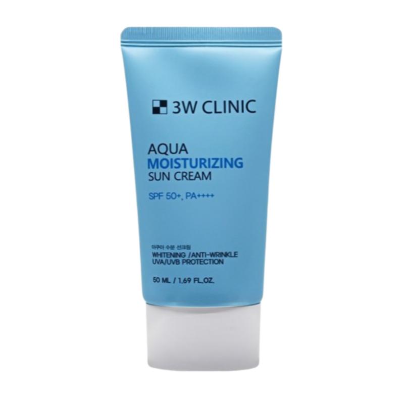 3W Clinic Aqua Moisture Sun Cream SPF50+ PA++++ 50ml – Hydrating Lightweight UV Protection