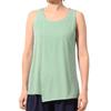One Yoga Asymmetrical Tank Light Green Pane(t) Women's Top, Top,