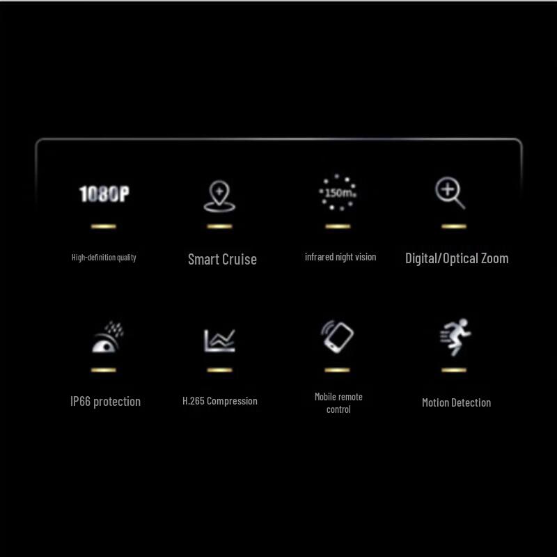 Hikvision 2MP HD PTZ Full-Color Night Vision Outdoor Dome Camera CN plug (adapter included)