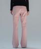 Mosyupamosyu Semi-Bootcut Pants [Pink]