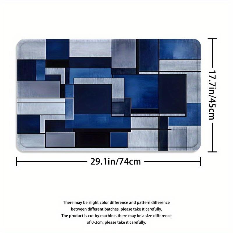 4Pcs No39 Shower Curtain Set with Non-Slip Bath Mat, Toilet Lid Cover, Contour Rug & 12 Hooks, Bathroom Decor